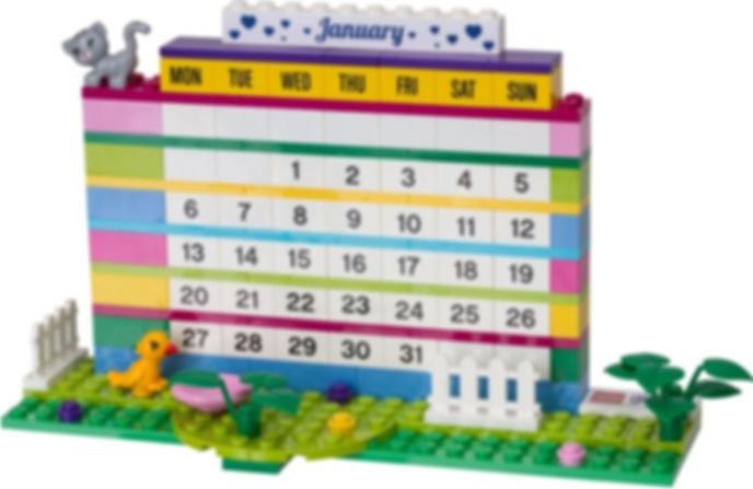 LEGO® Friends Brick Calendar partes
