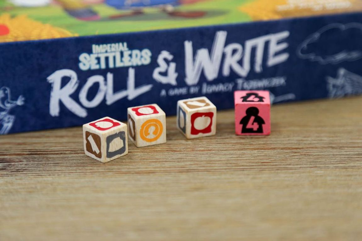 Imperial Settlers: Roll & Write dice
