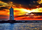 Lighthouse Mangiabarche Island of Sant'Antioco, Sardegna