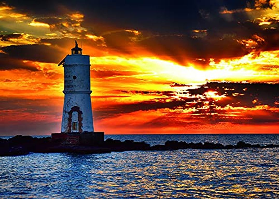 Lighthouse Mangiabarche Island of Sant'Antioco, Sardegna