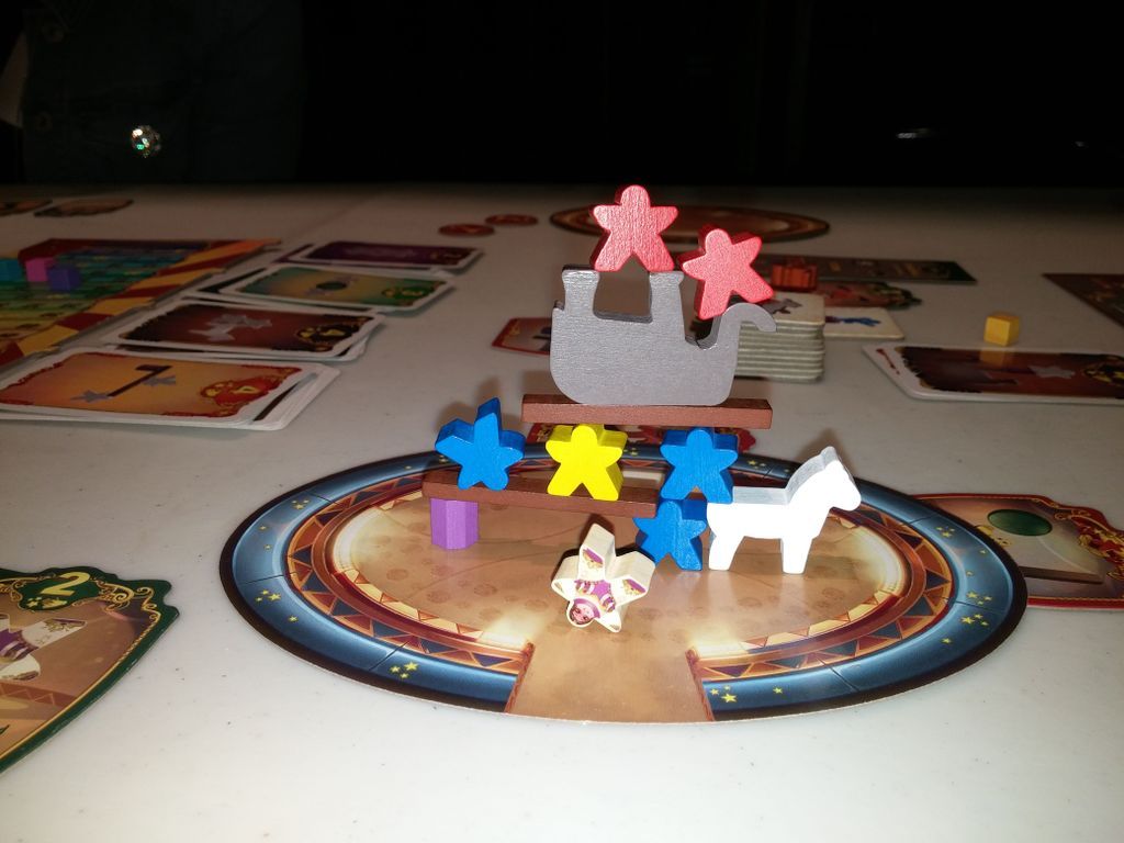 Meeple Circus gameplay