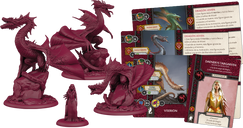 A Song of Ice & Fire: Tabletop Miniatures Game – Targaryen Mother of Dragons componenten