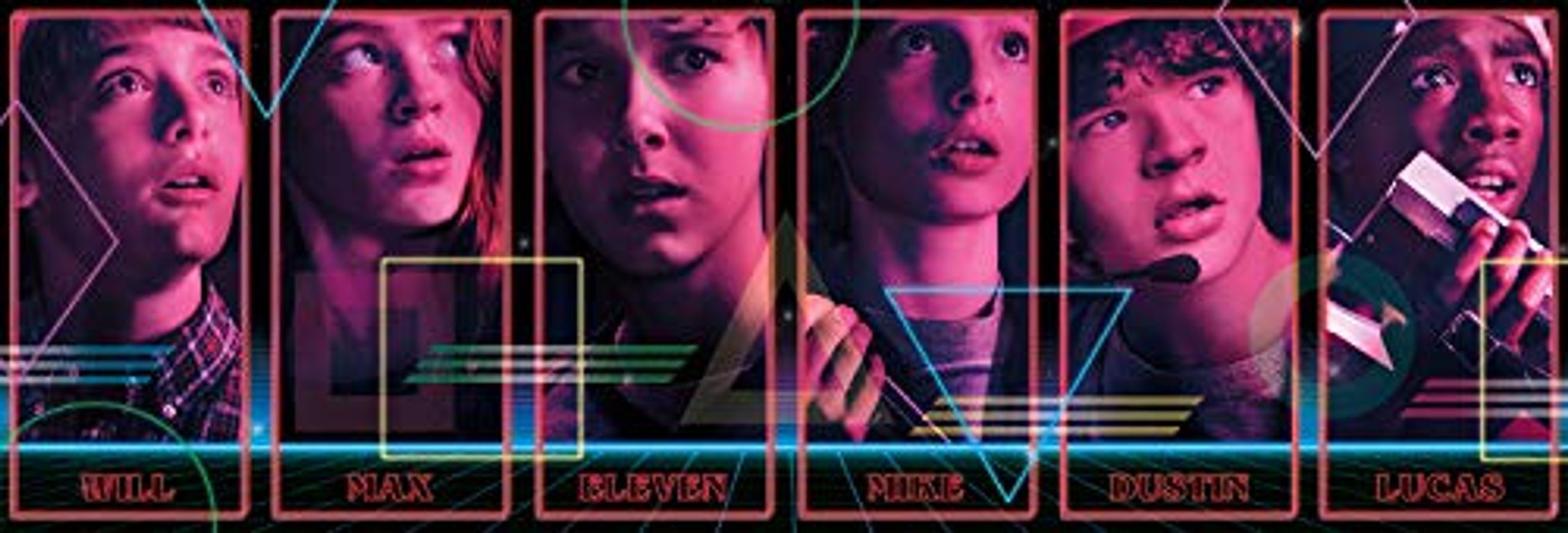 Stranger Things - Characters Panorama