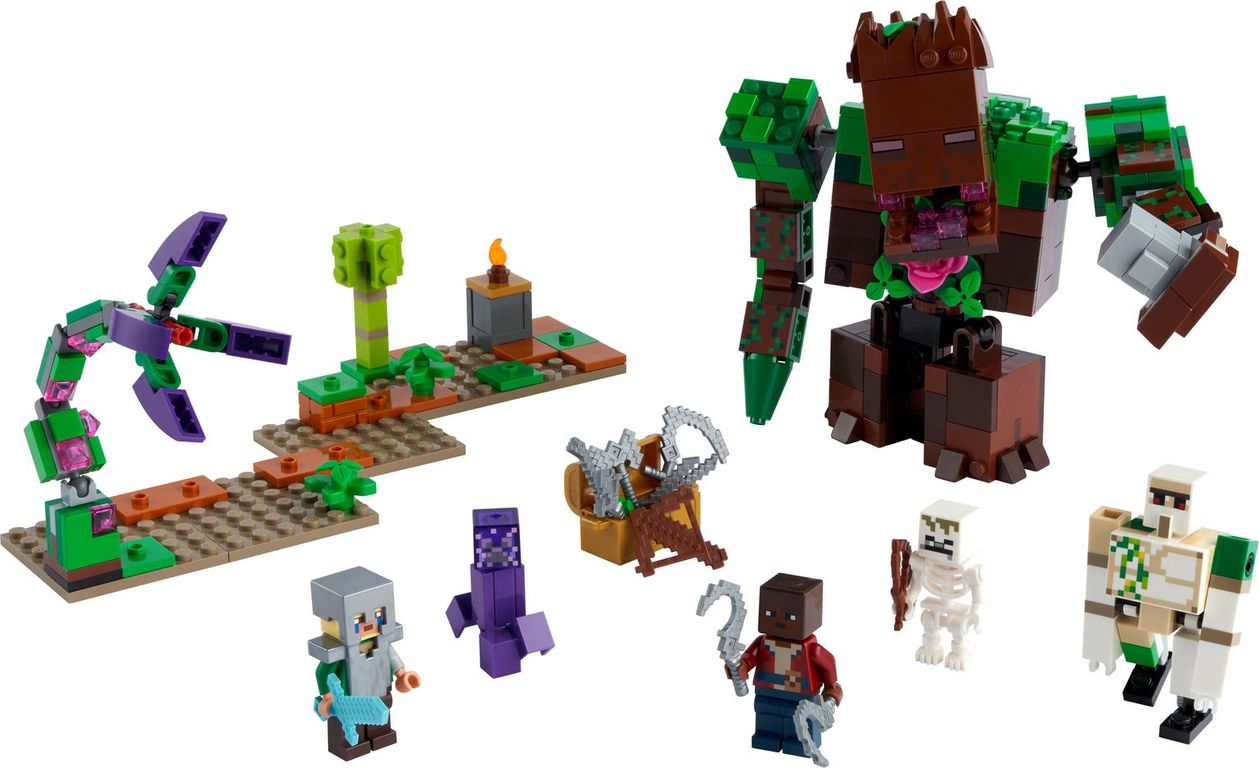 LEGO® Minecraft L'abomination de la jungle composants