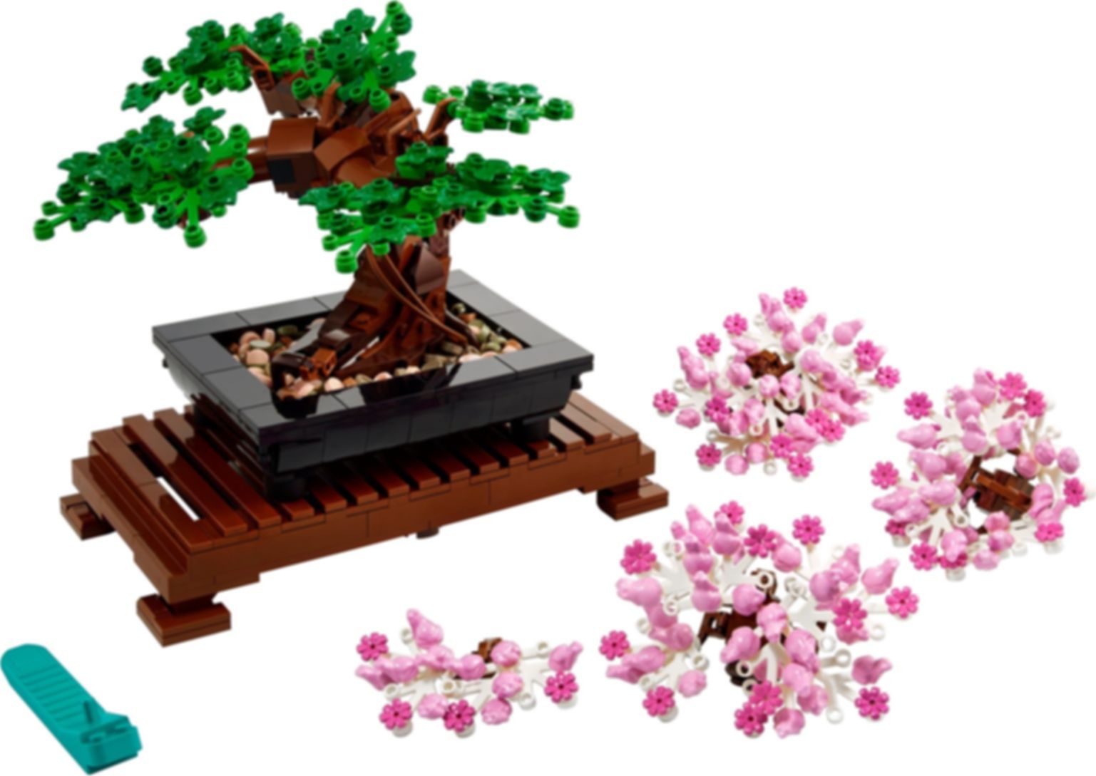 LEGO® Icons Bonsai Tree components
