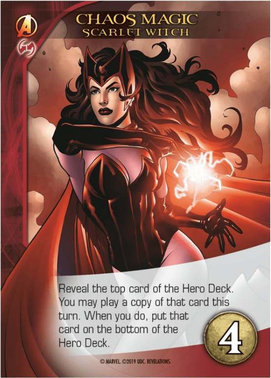 Legendary: A Marvel Deck Building Game – Revelations Scarlet Witch card