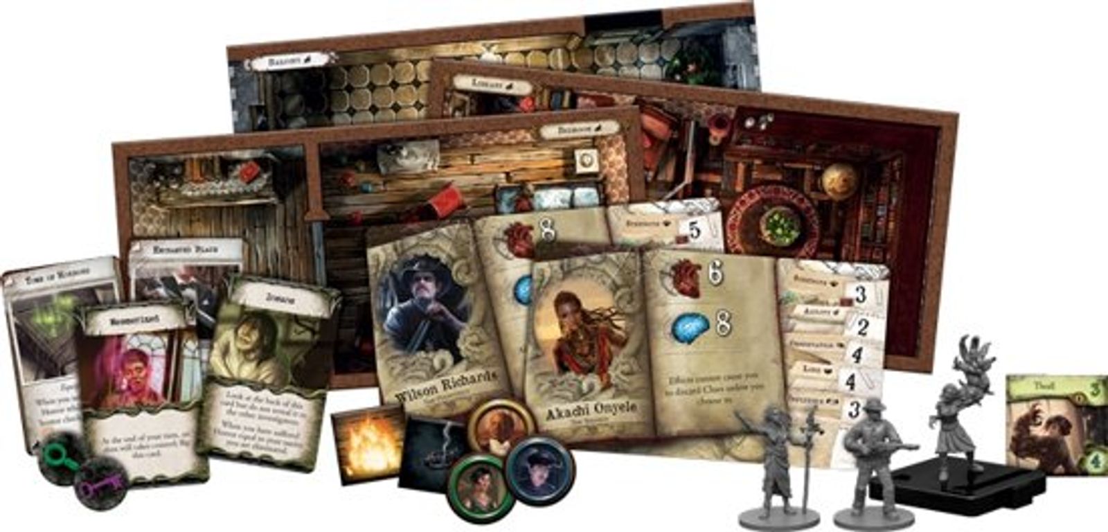 Mansions of Madness: Second Edition - Beyond the Threshold componenten