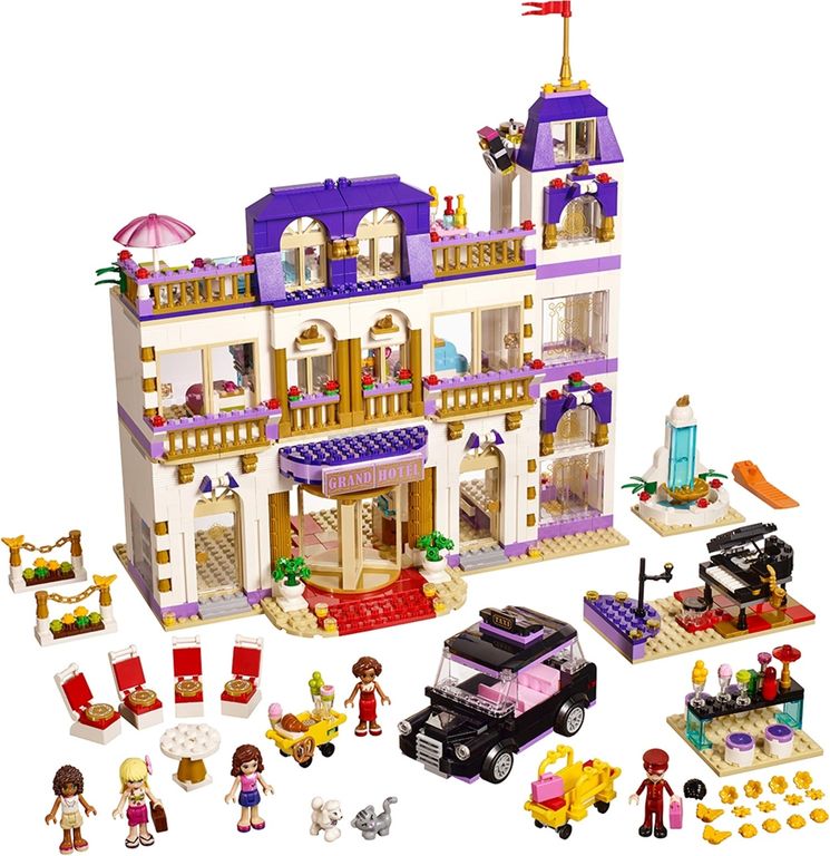 LEGO® Friends Il Grand Hotel di Heartlake componenti