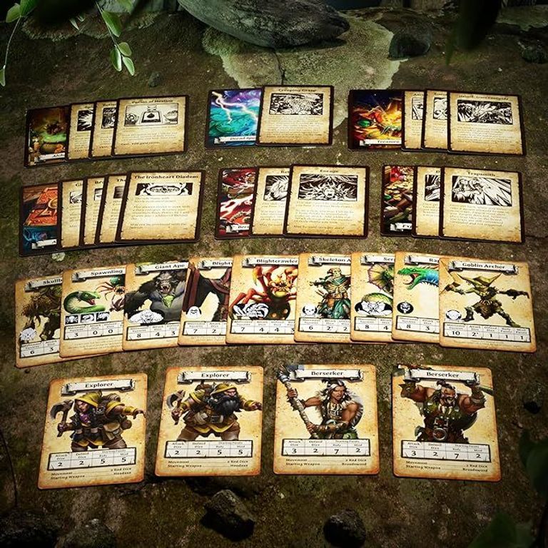 HeroQuest: Jungles of Delthrak cartes