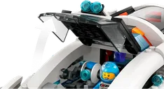 LEGO® City Róver de Control y Grúa de Carga cockpit