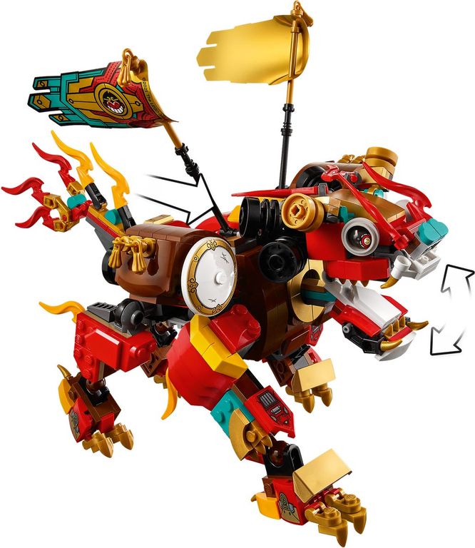 LEGO® Monkie Kid Le lion de garde de Monkie Kid composants