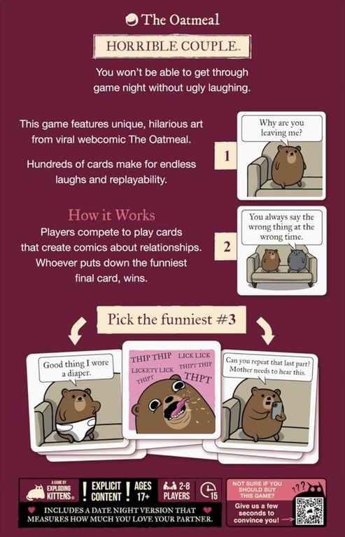 Horrible Couple rückseite der box