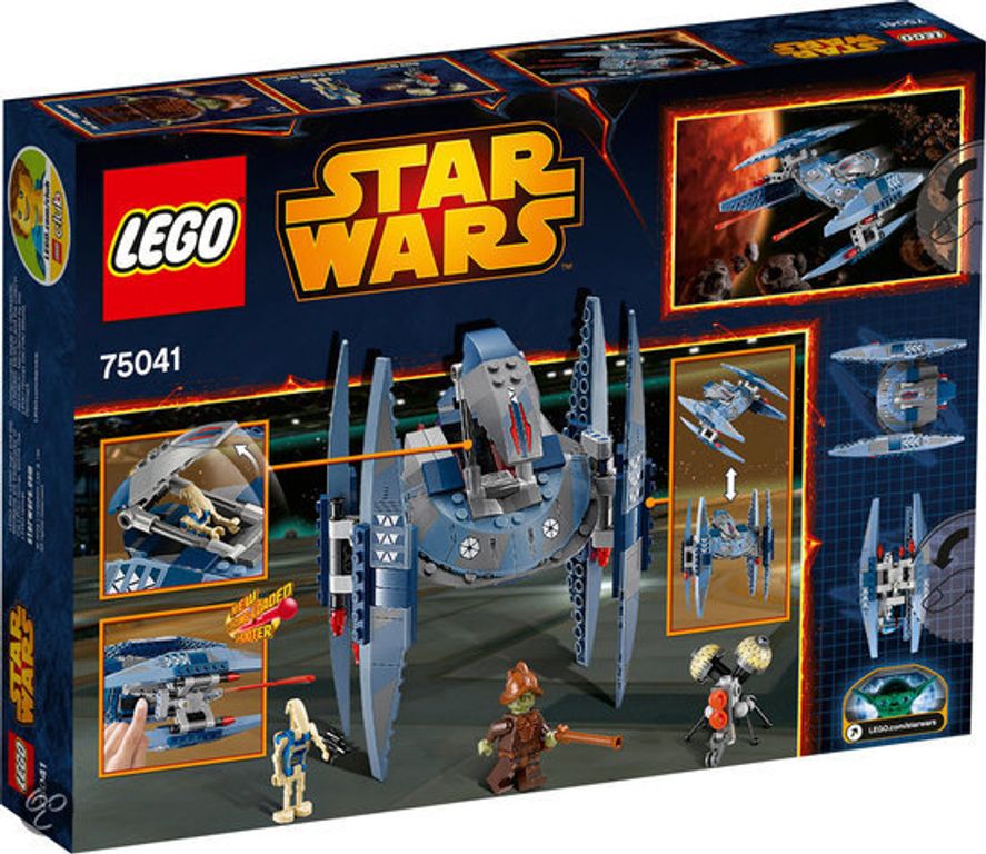 LEGO® Star Wars Vulture Droid parte posterior de la caja