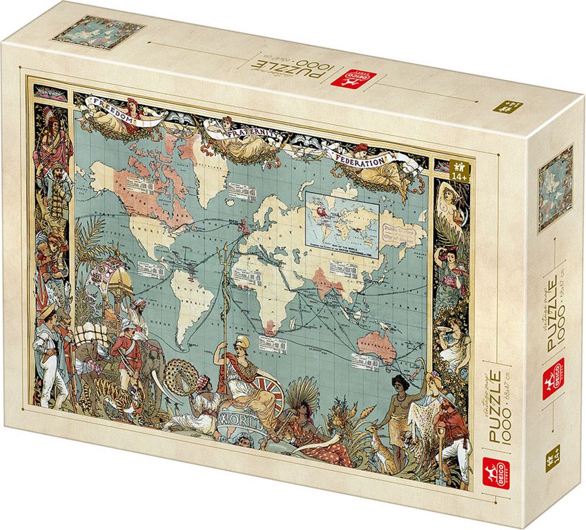 Vintage Map box