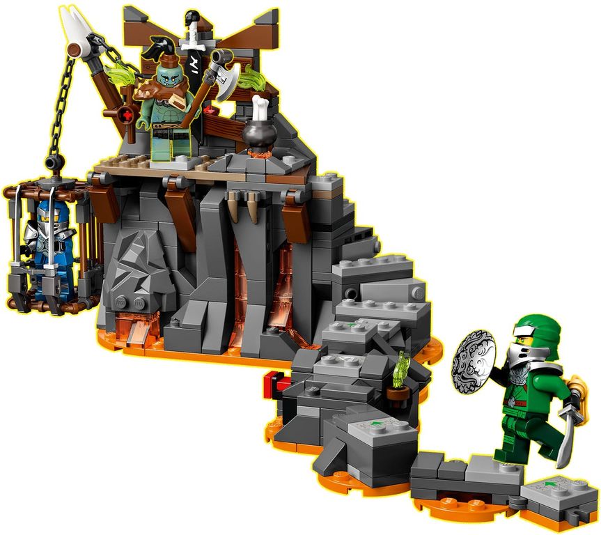 LEGO® Ninjago Reis naar de kerkers van Skull componenten