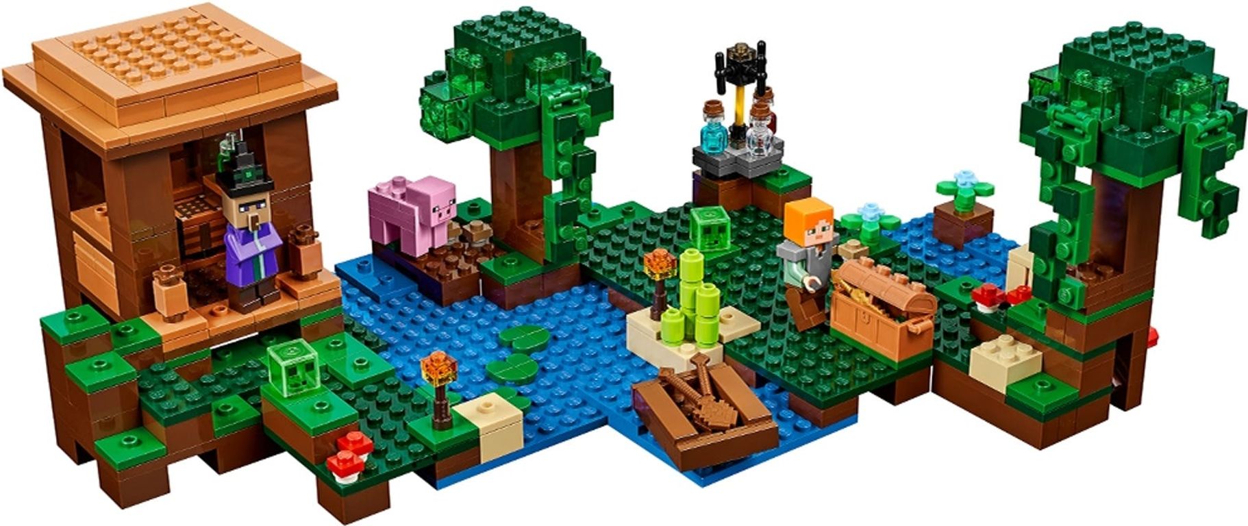 LEGO® Minecraft Cabaña de la bruja partes