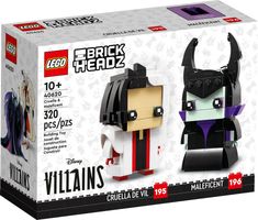 LEGO® BrickHeadz™ Cruella & Maleficent