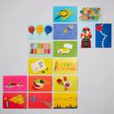 Still Life with Bricks: 100 Collectible Postcards componenti