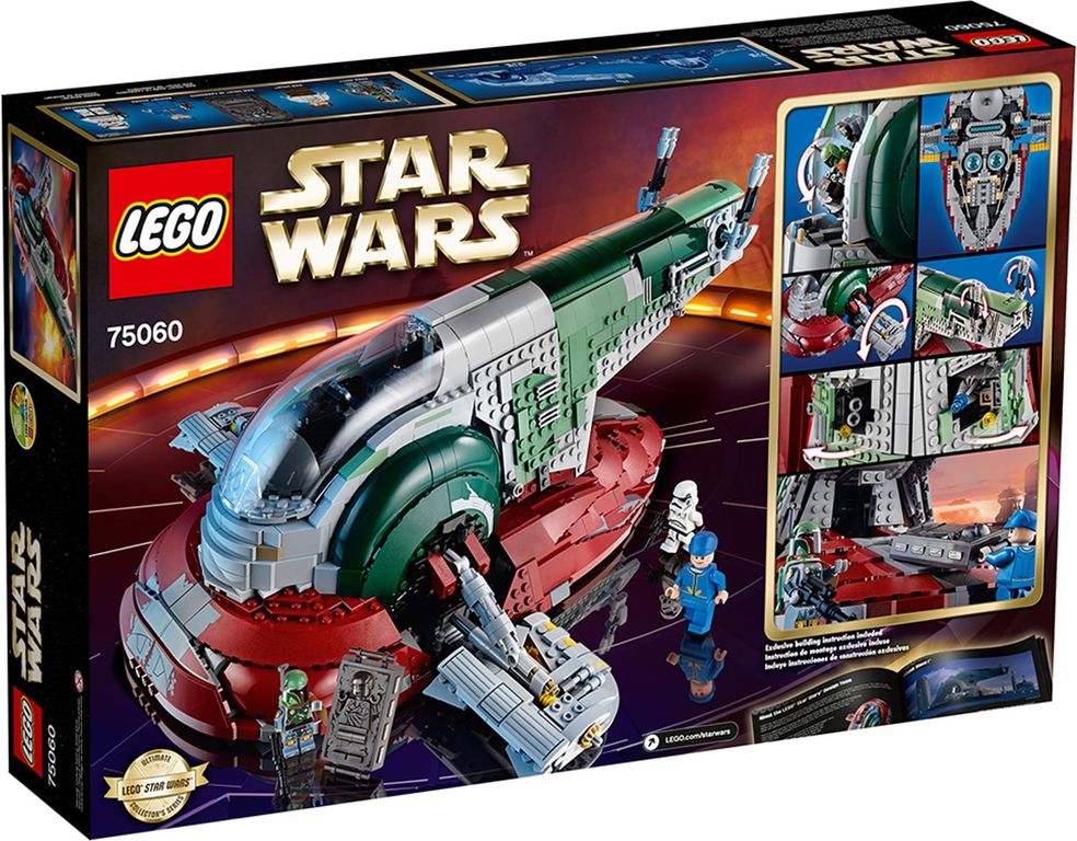 LEGO® Star Wars Slave I™ parte posterior de la caja