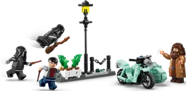 LEGO® Harry Potter™ Hagrid en Harry's Ligusterlaan ontsnapping componenten