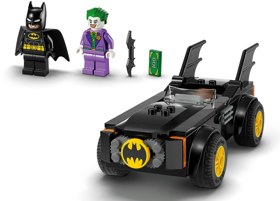 LEGO® DC Superheroes La poursuite du Joker™ en Batmobile™ composants