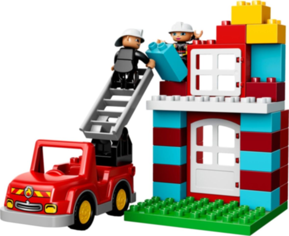 LEGO® DUPLO® La caserne des pompiers composants