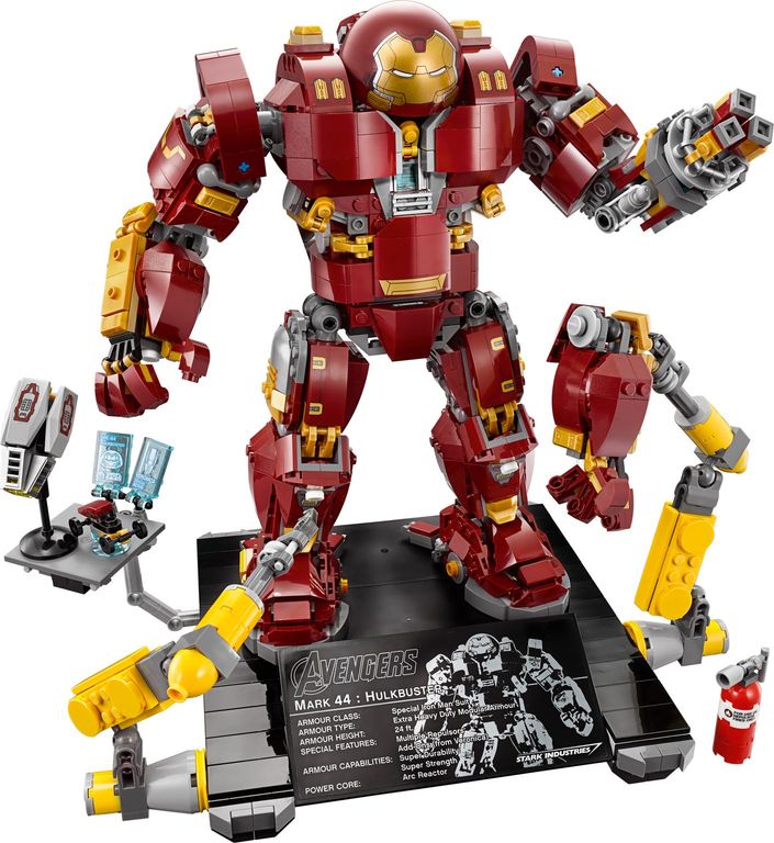 LEGO® Marvel Hulkbuster: Ultron Edition componenti