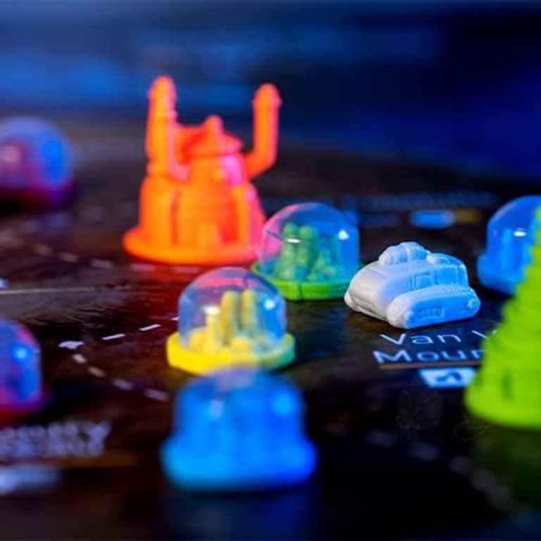 Alien Frontiers: Edition X components