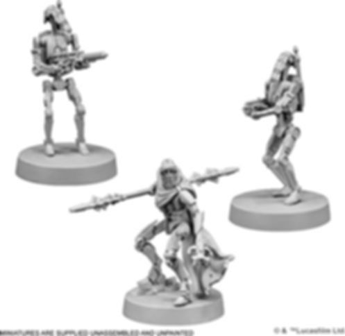 Star Wars: Legion - Separatist Alliance Unit: Separatist Invasion Battle Force miniaturen