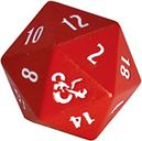 Dungeons and Dragons Heavy Metal Red & White RPG Dice Set würfel