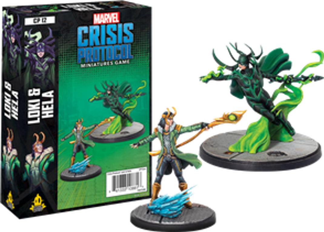 Marvel: Crisis Protocol – Loki and Hela components