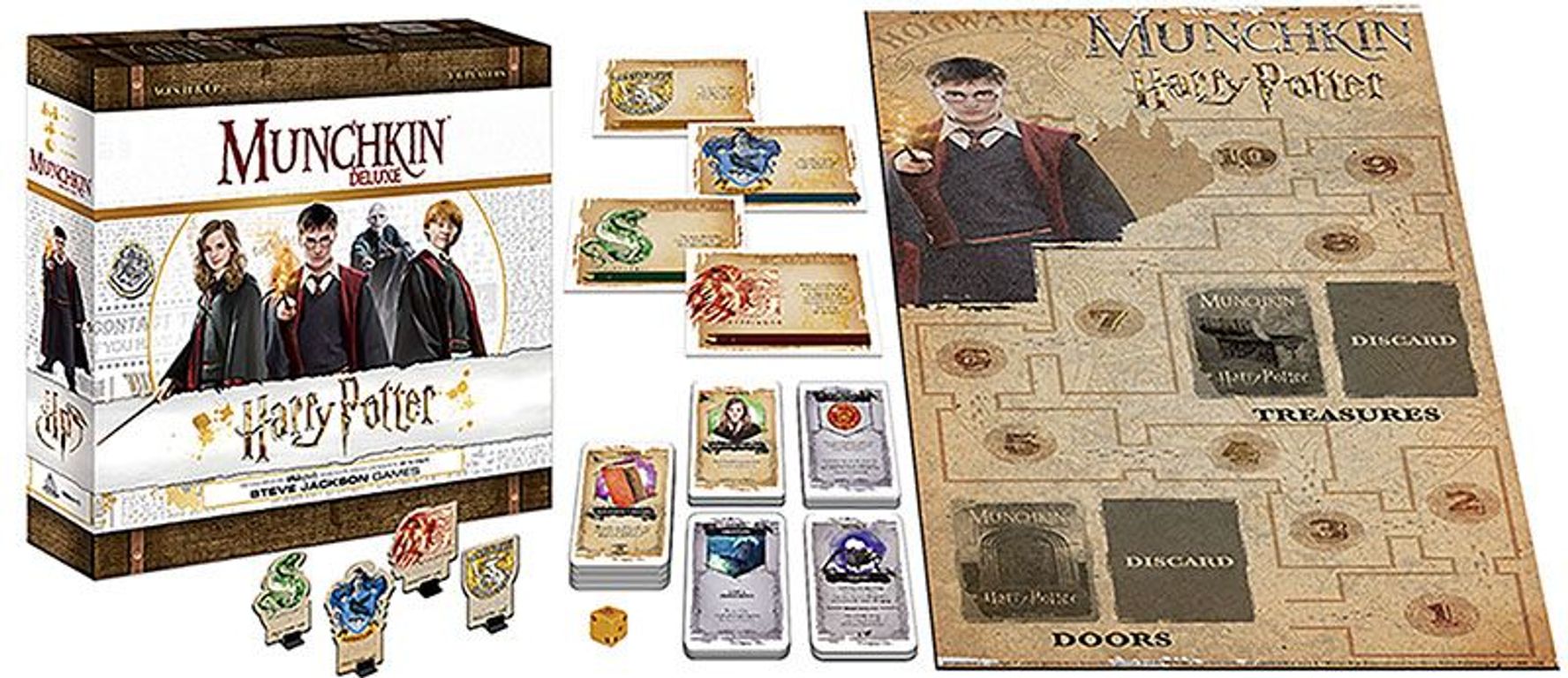 Munchkin Harry Potter components