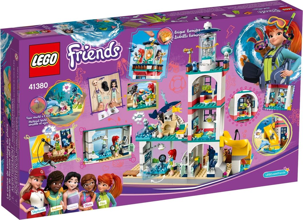 LEGO® Friends Lighthouse Rescue Center back of the box