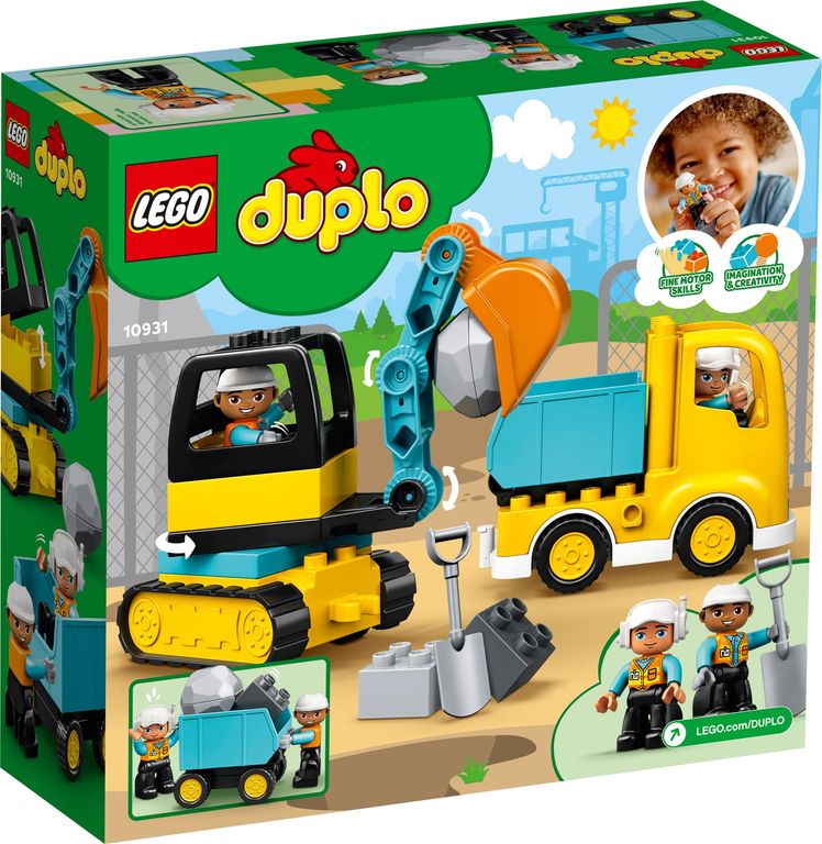 LEGO® DUPLO® Camion e scavatrice cingolata torna a scatola