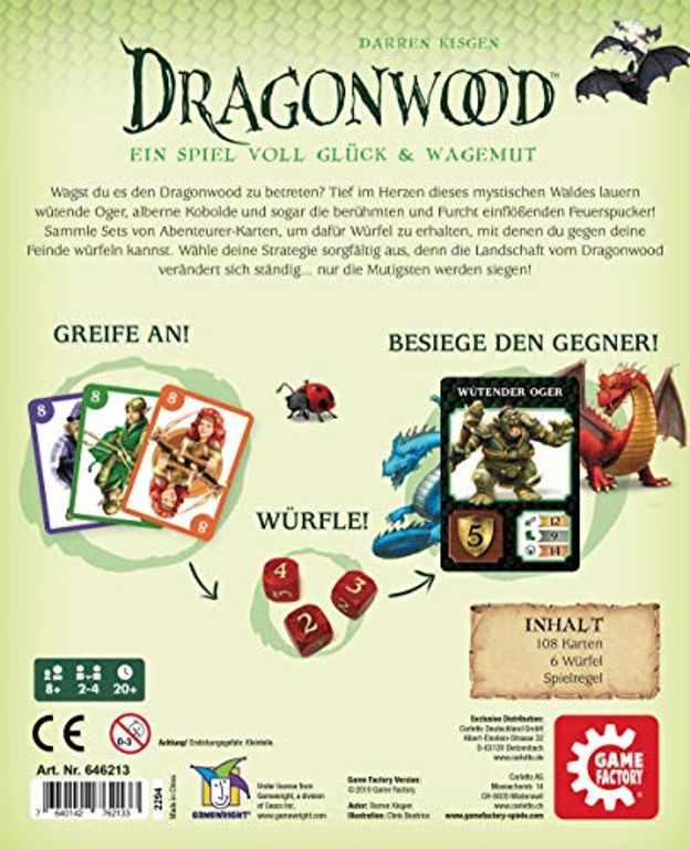 Dragonwood rückseite der box