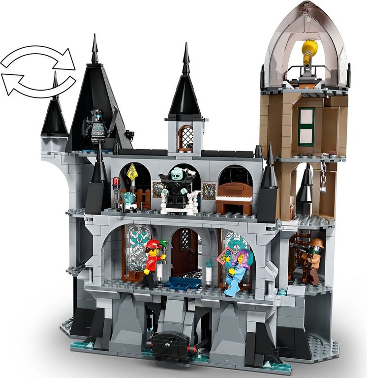 LEGO® Hidden Side La forteresse hantée face arrière