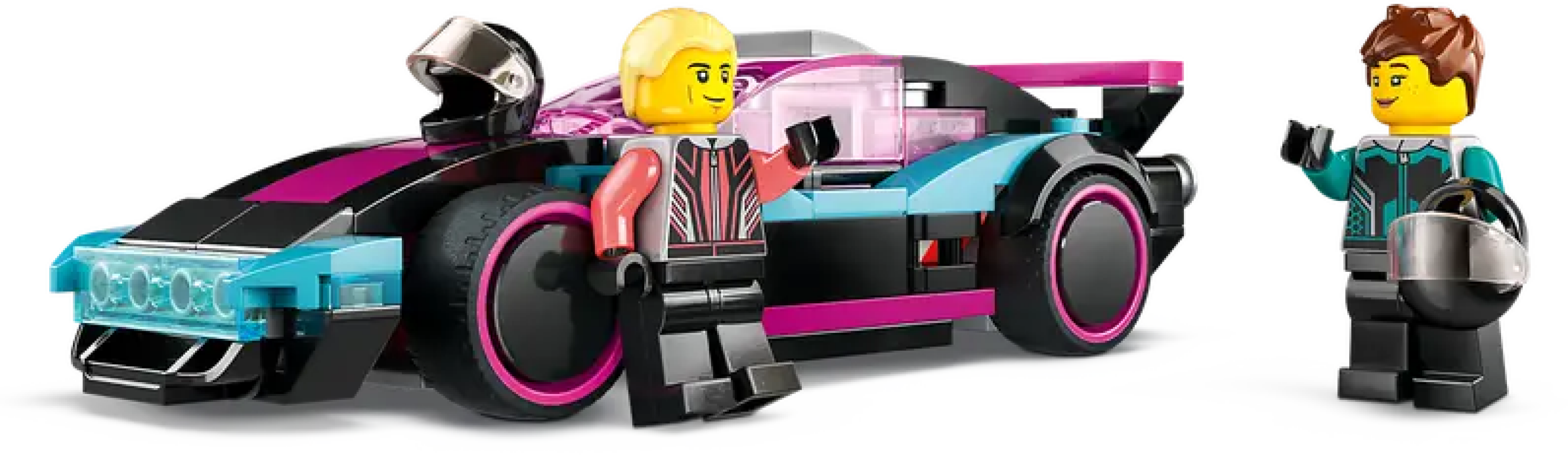 LEGO® City Modified Race Cars minifigures