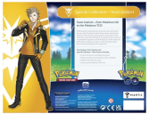 Pokémon TCG: Pokémon GO Special Collection (Team Instinct) rückseite der box