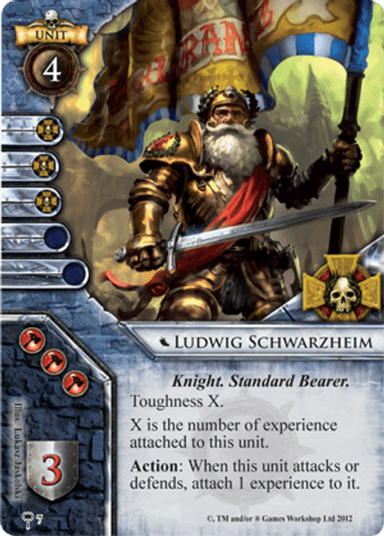 Warhammer: Invasion - Days of Blood ludwig schwarzhelm card