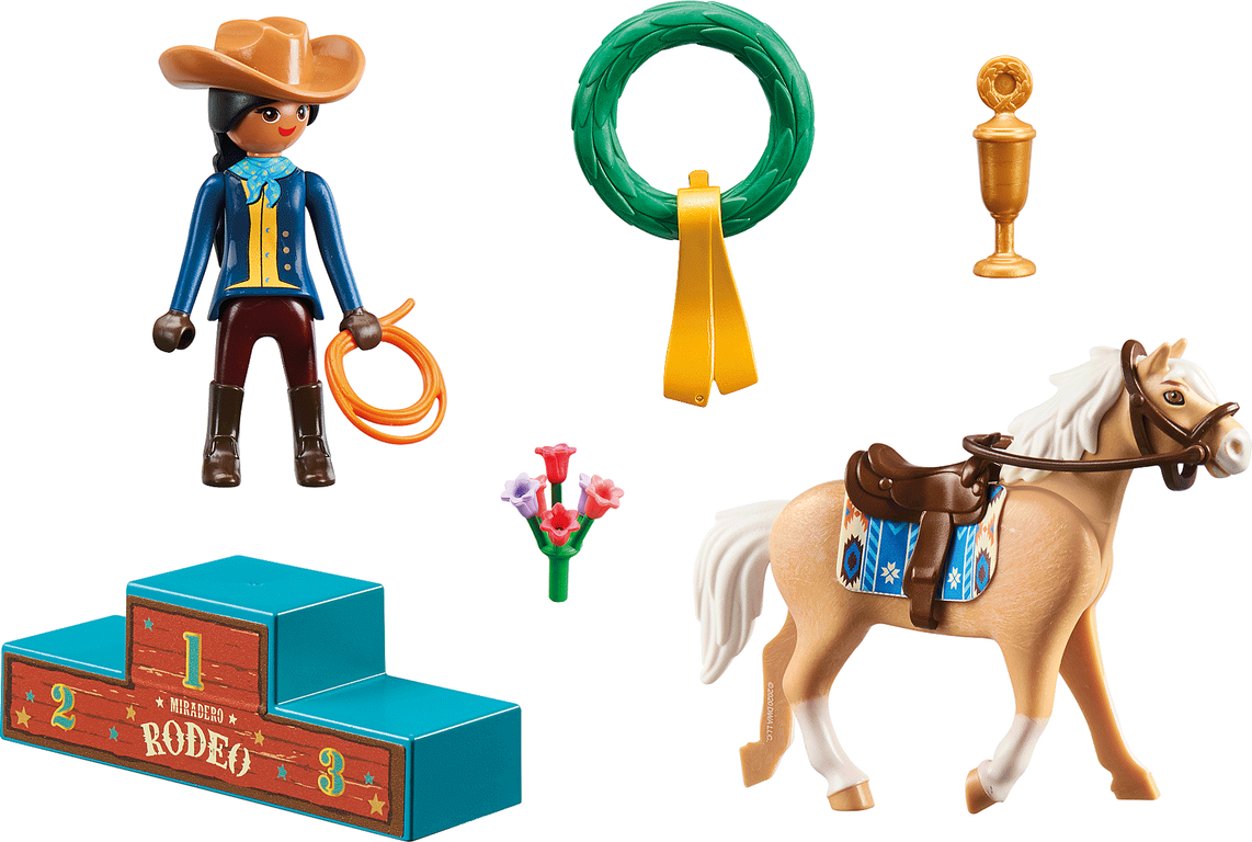 Playmobil® Spirit Riding Free Rodeo Pru components