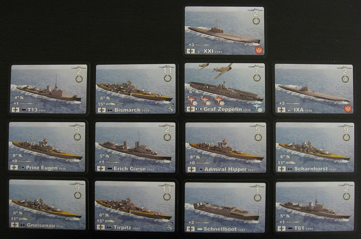 Naval Battles cartes