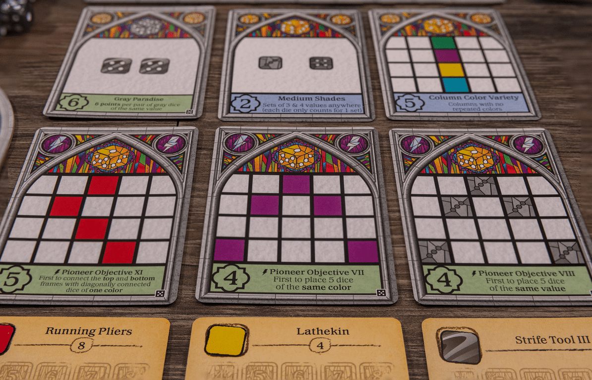 Sagrada: The Great Facades – Glory cards