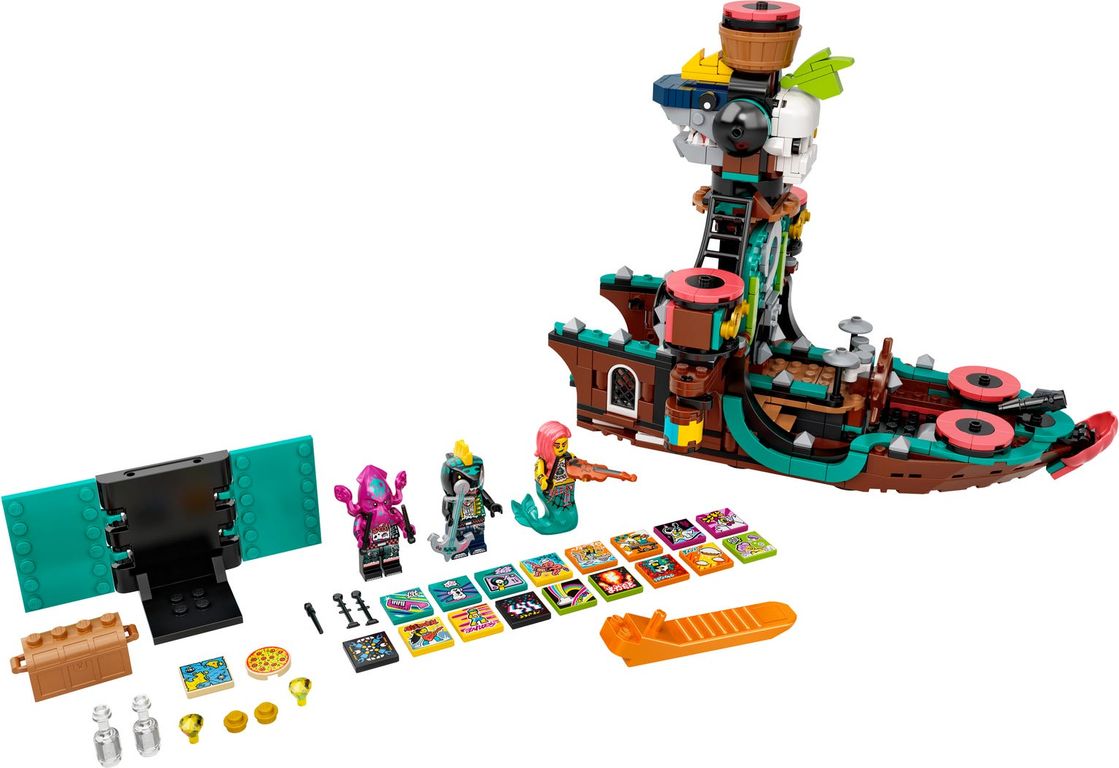 LEGO® VIDIYO™ Punk Pirate Ship components