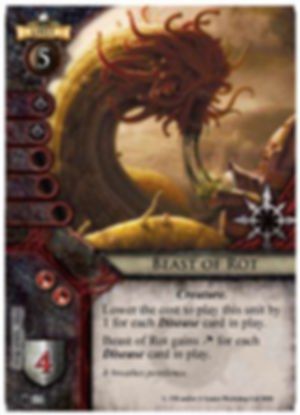 Warhammer: Invasion - Il Sole Sanguina Beast of Rot carta