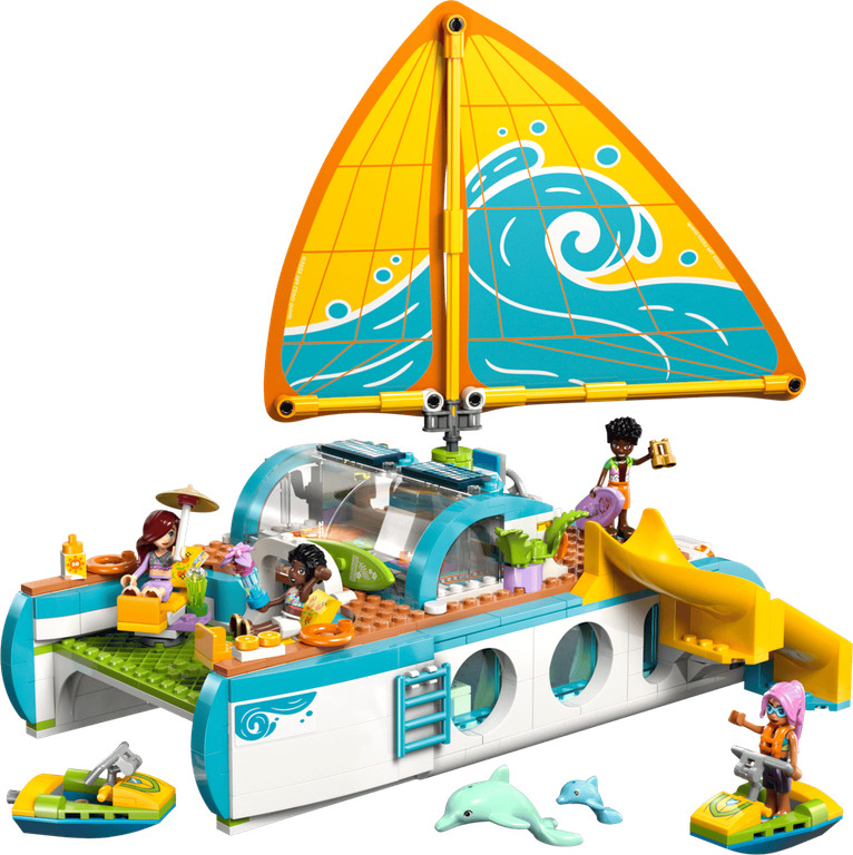 LEGO® Friends Travel Boat Adventure components