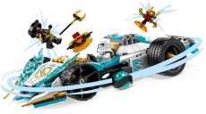 LEGO® Ninjago Auto da corsa Spinjitzu Dragon Power di Zane gameplay