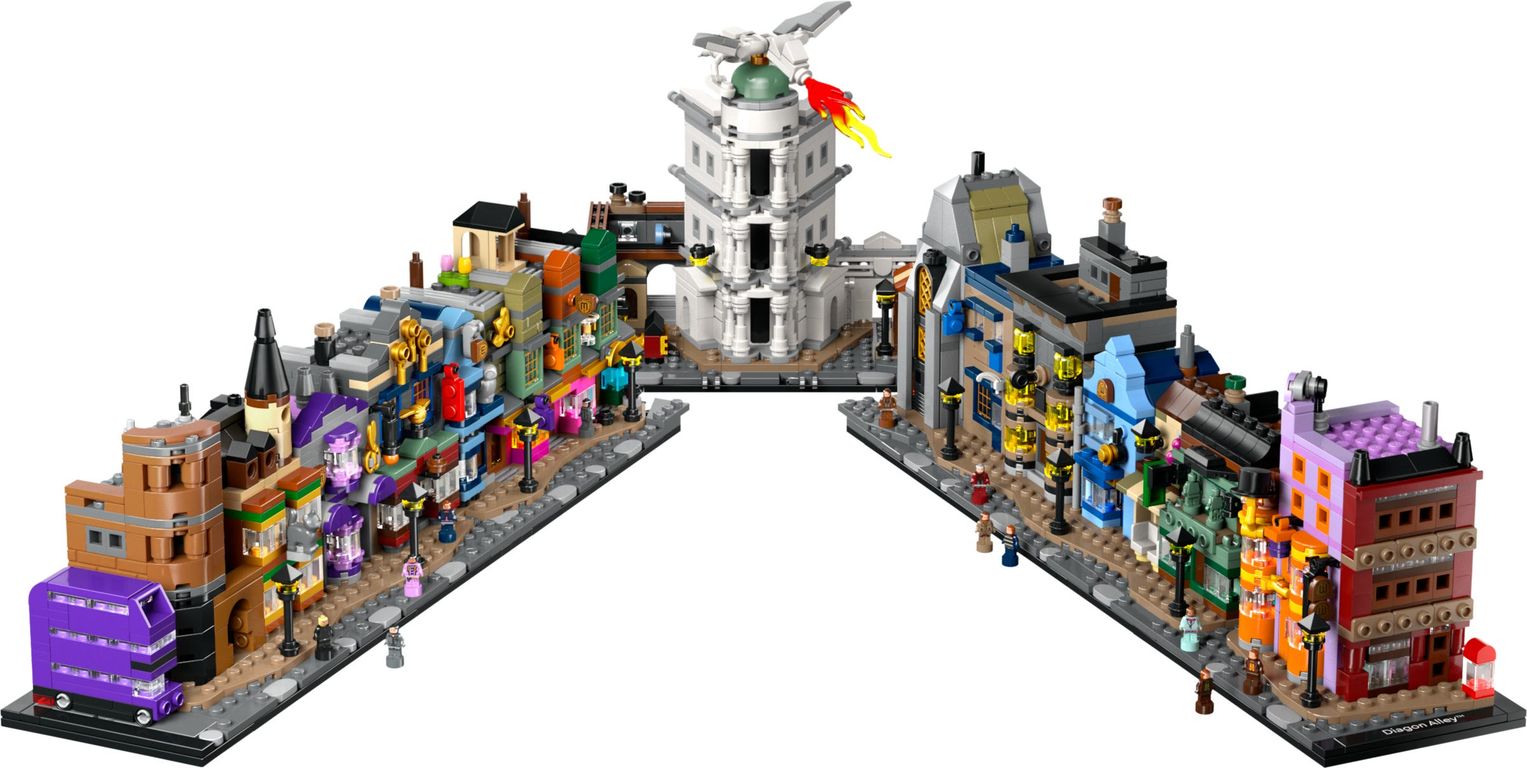 LEGO® Harry Potter™ Les boutiques magiques du Chemin de Traverse composants