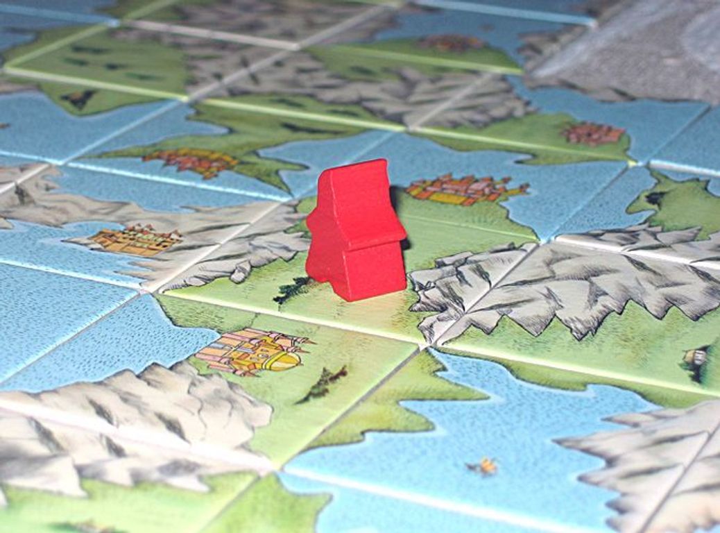Carcassonne: The Discovery components