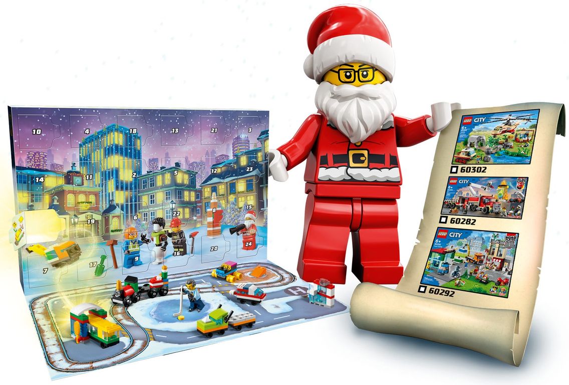 LEGO® City Calendrier de l'Avent 2021 composants