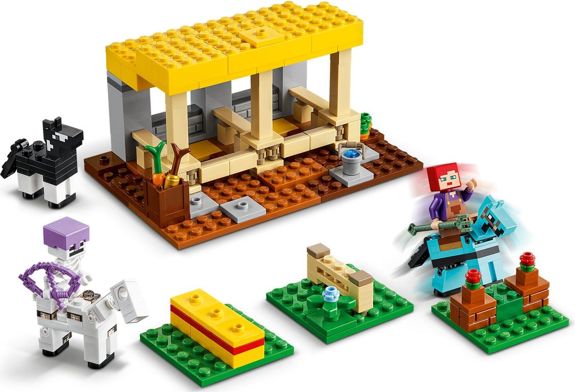 LEGO® Minecraft The Horse Stable components